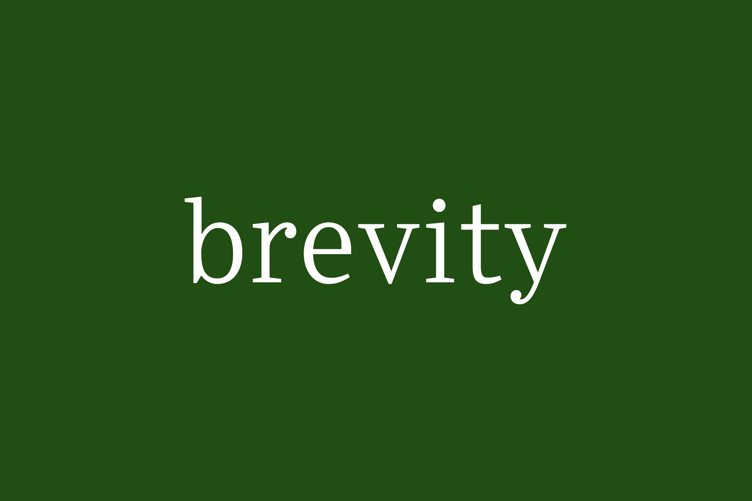 Fancy Word Brevity