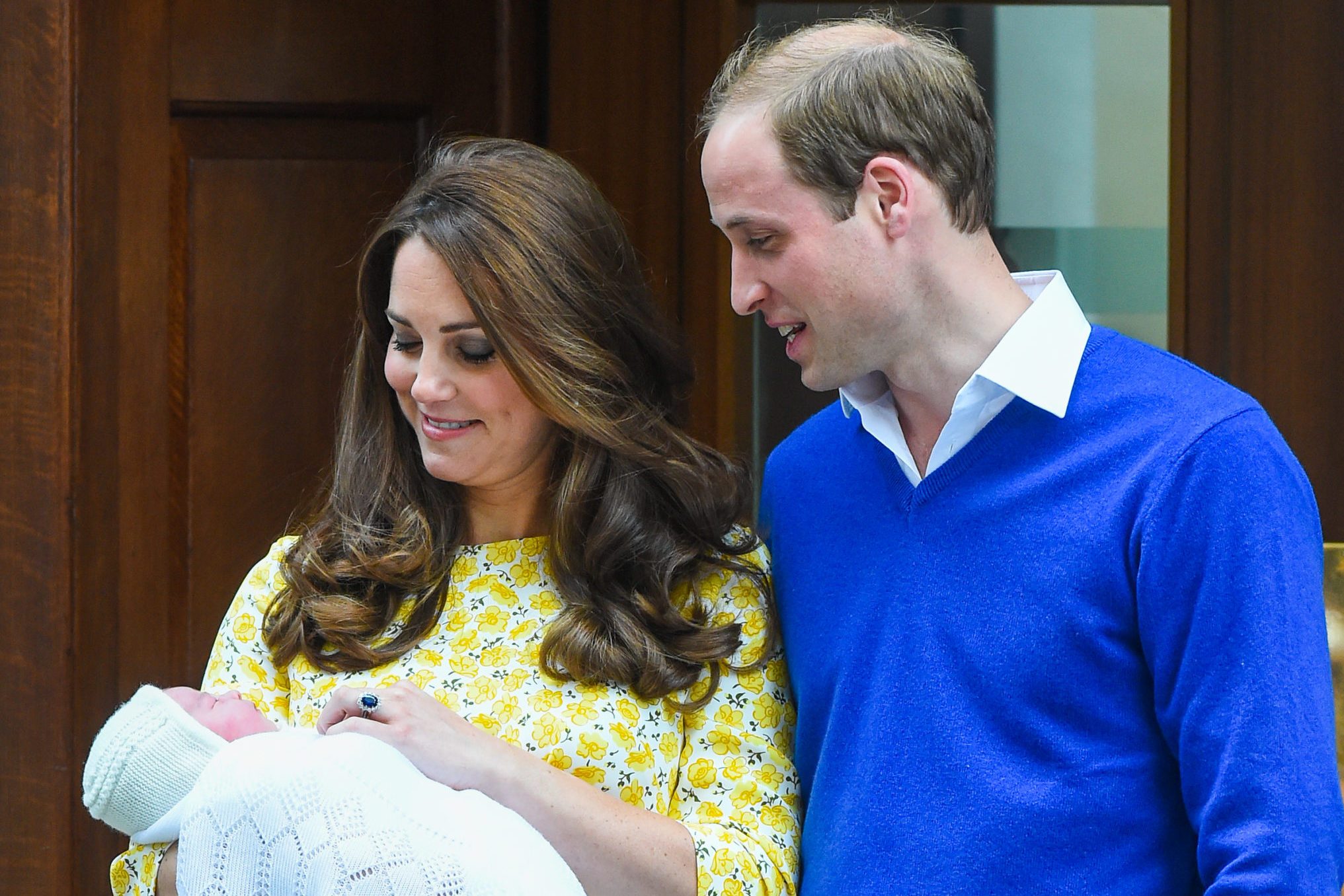 The Duke And Duchess Of Cambridge Depart The Lindo Wing With Thier Second Child