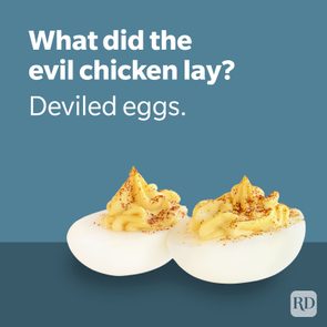 Text asks a joke: 
