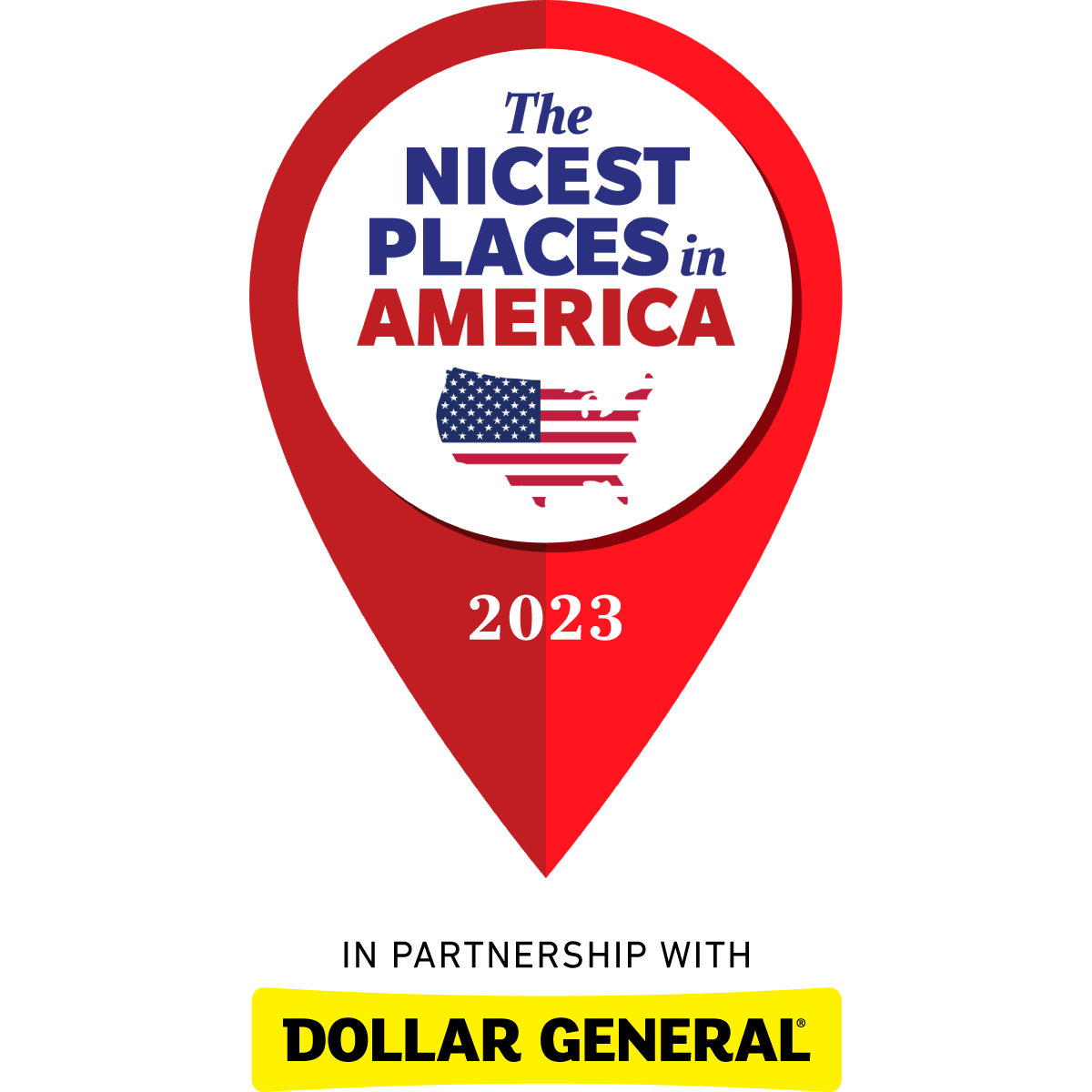Map marker displaying 