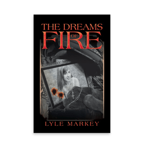 Book cover features a photograph of a woman, surrounded by dark, abstract imagery. Title: 