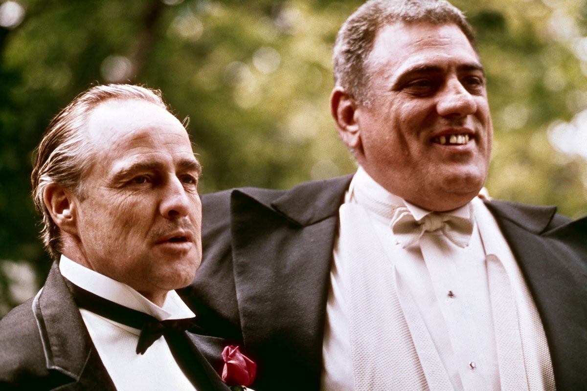 Brando And Montana In The Godfather